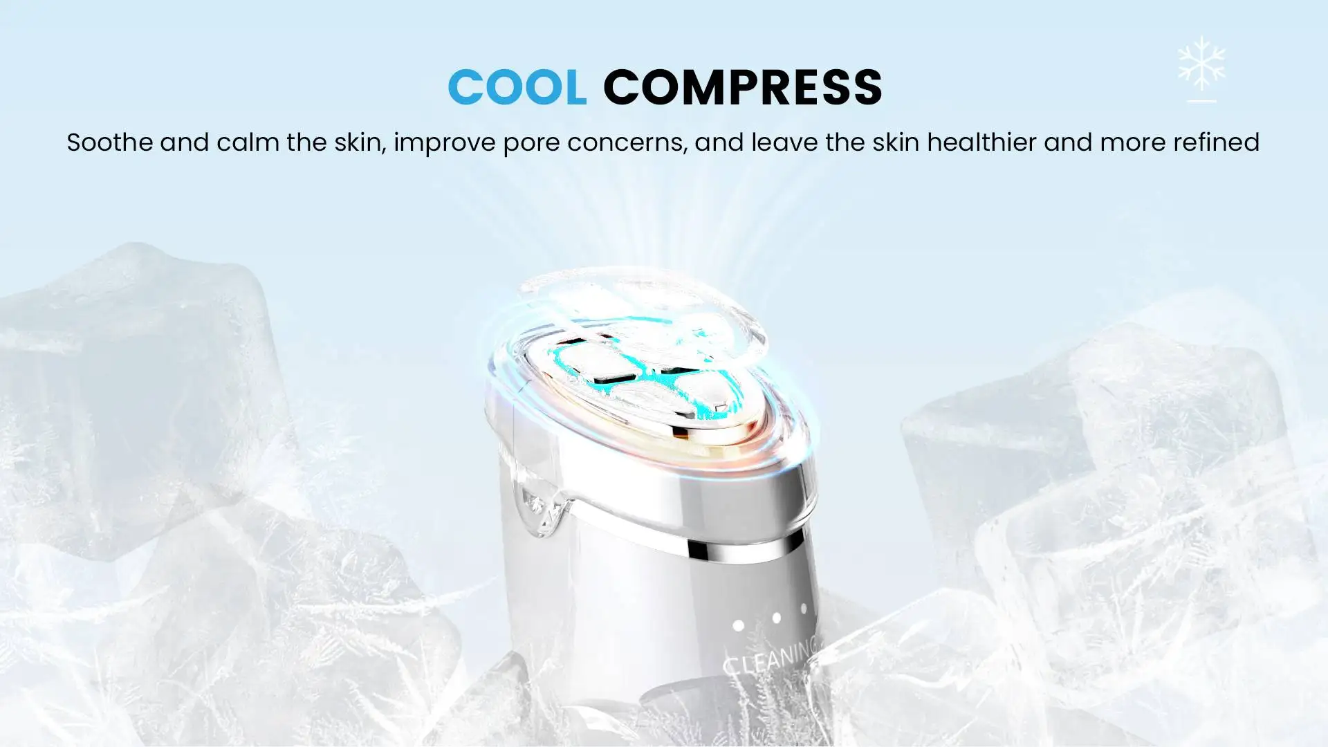cooling and warming photon beauty device