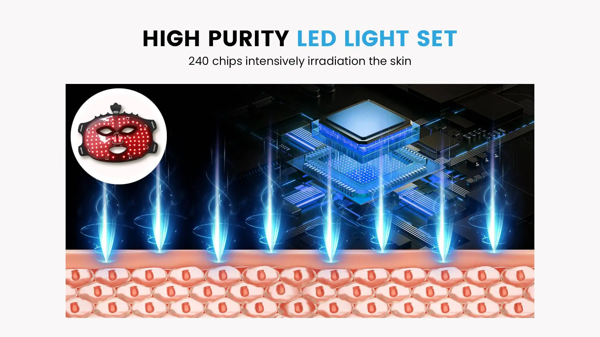 high quality led mask