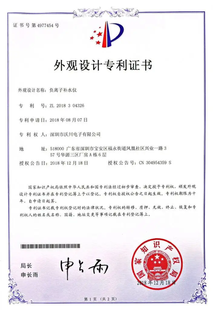 负离子补水仪