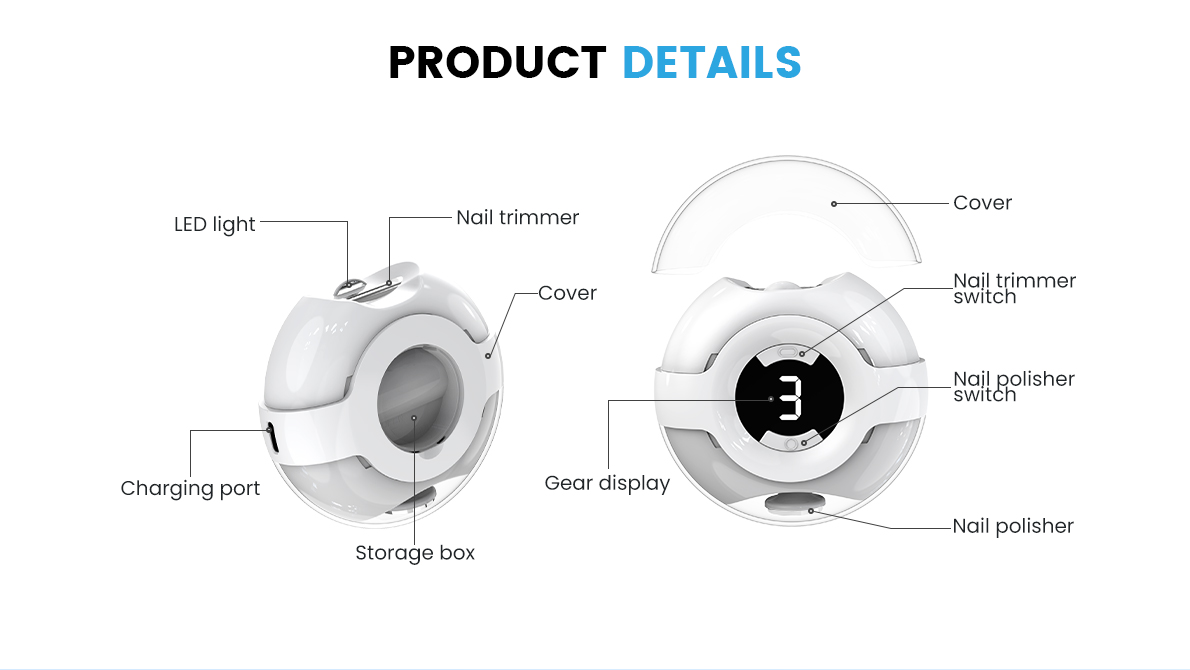 Wochuan electric nail clipper