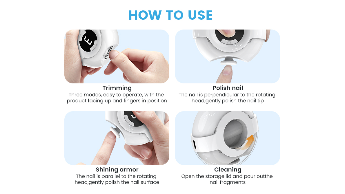 baby electric nail clipper