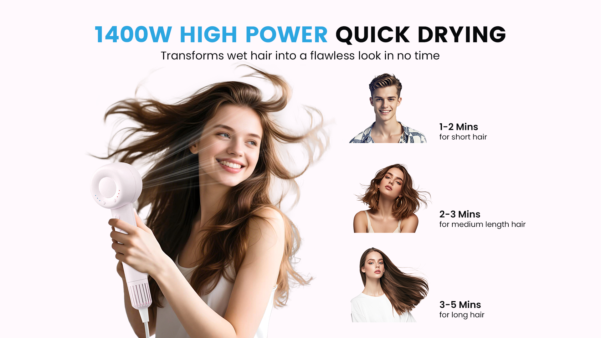 quick drying hair dryer