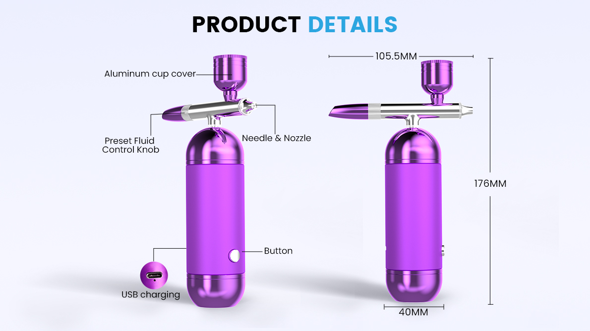 Wochuan Oxygen Injection Airbrush Detail
