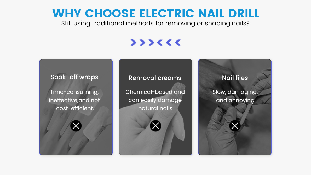 why do nail techs drill nails