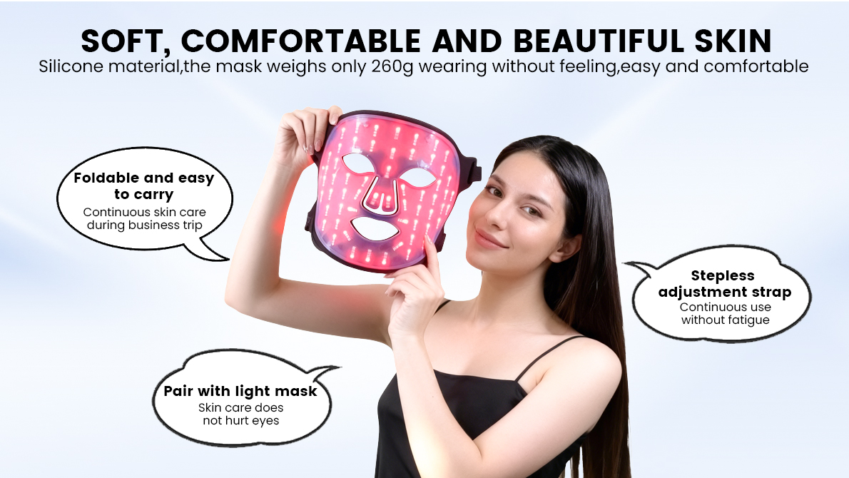 red light led face mask