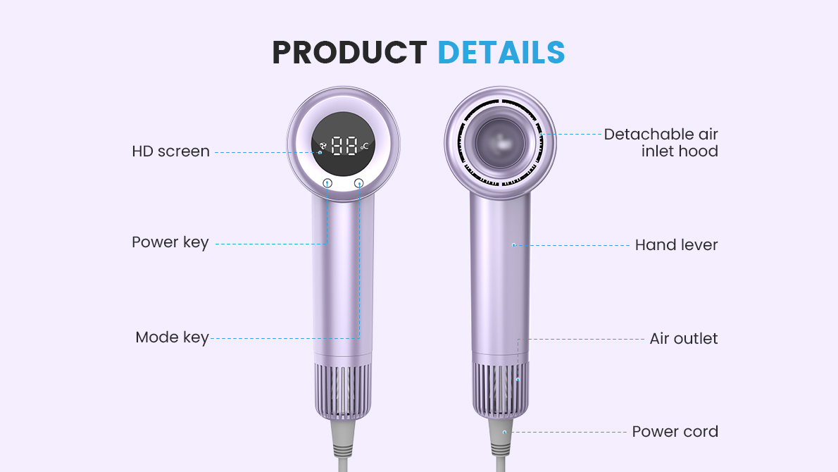 Wochuan travel hair dryer