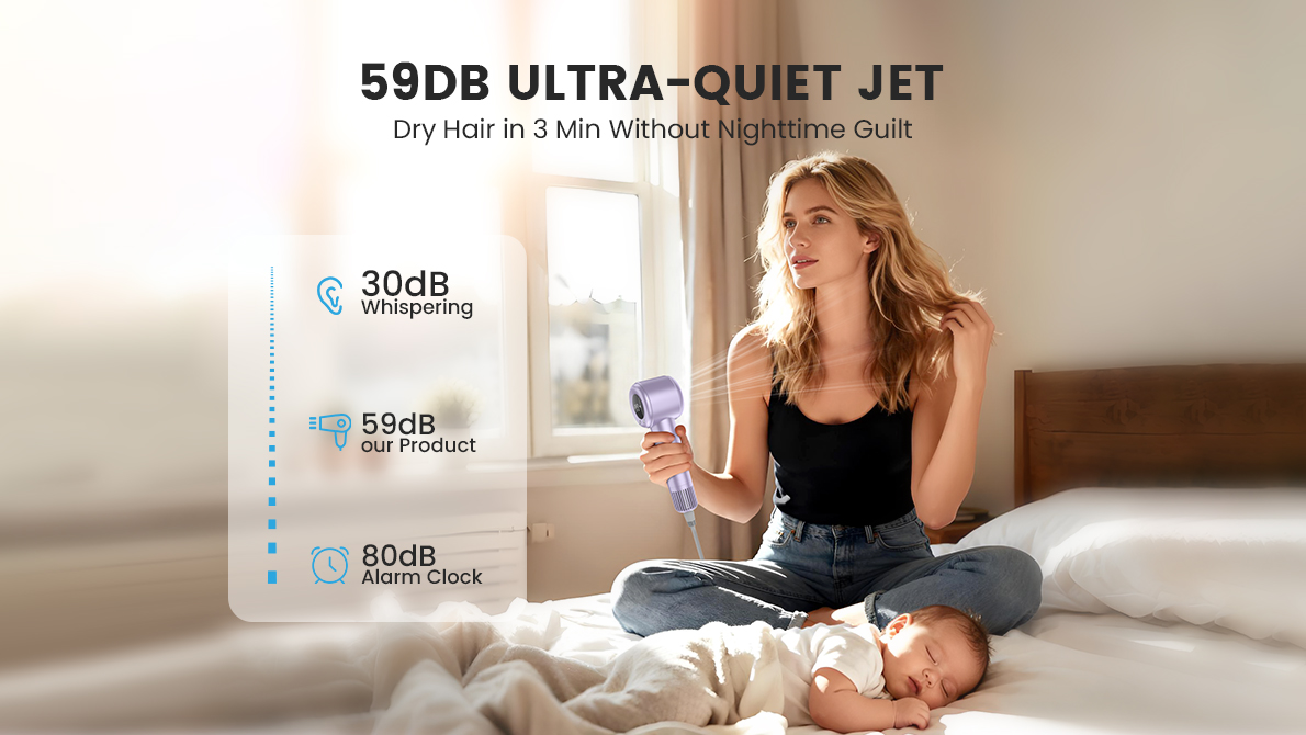 best hair dryer low noise