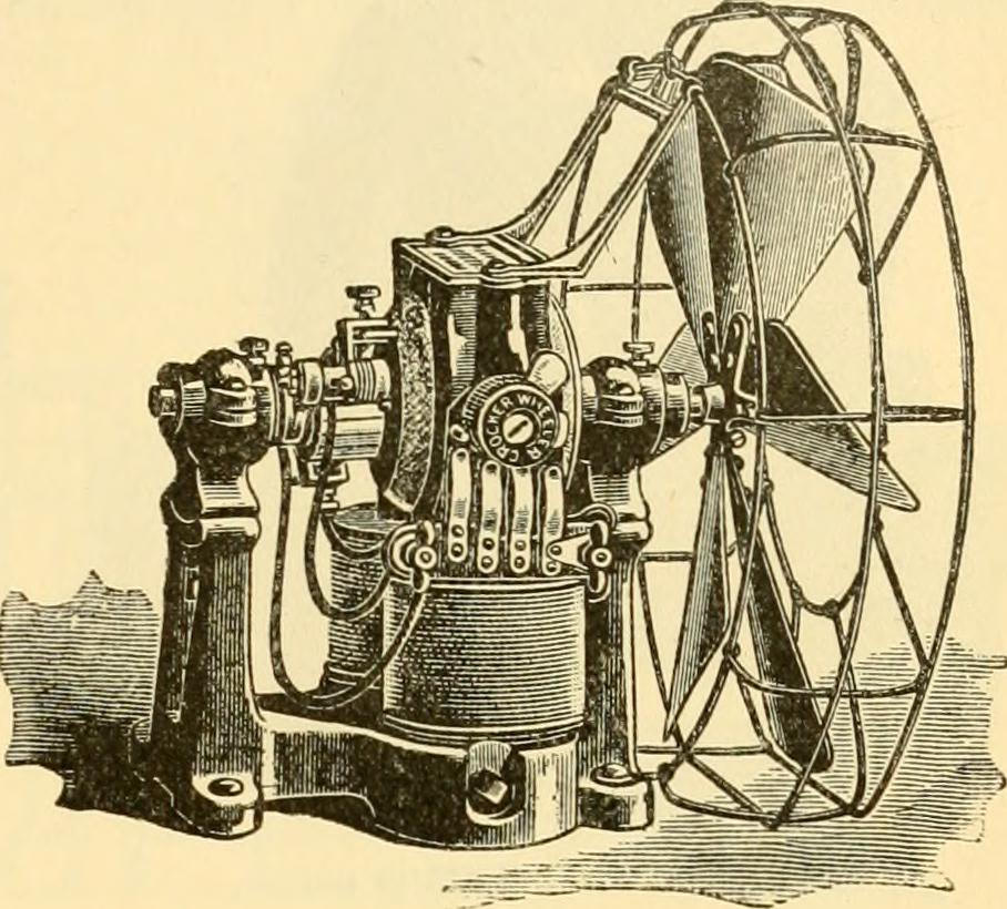 Crocker-Wheeler_electric_fan