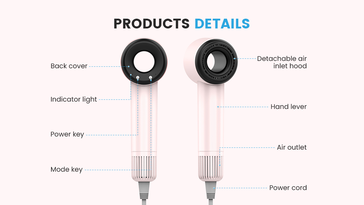 Wochuan portable hair dryer