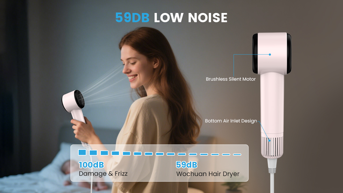 noiseless hair dryer