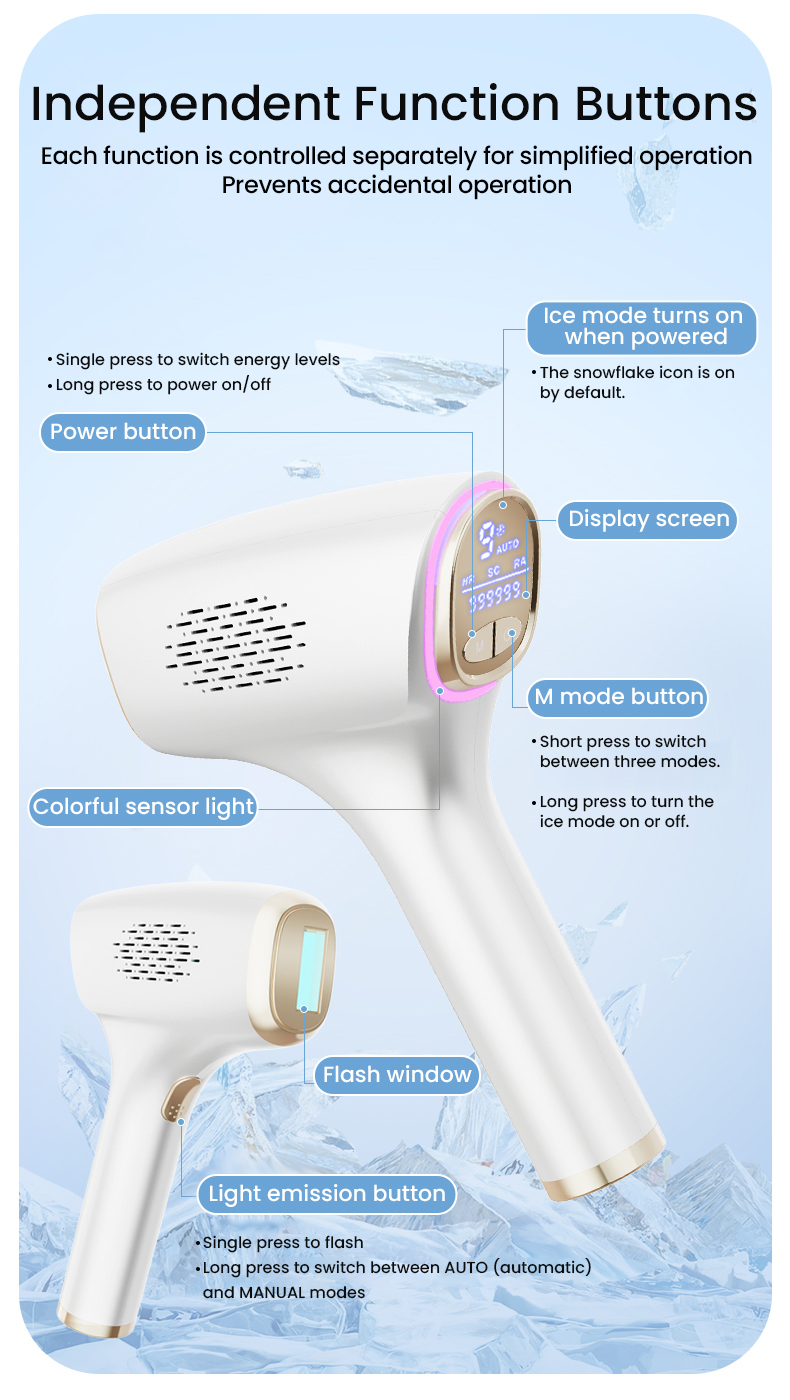 OEM ODM light hair removal device