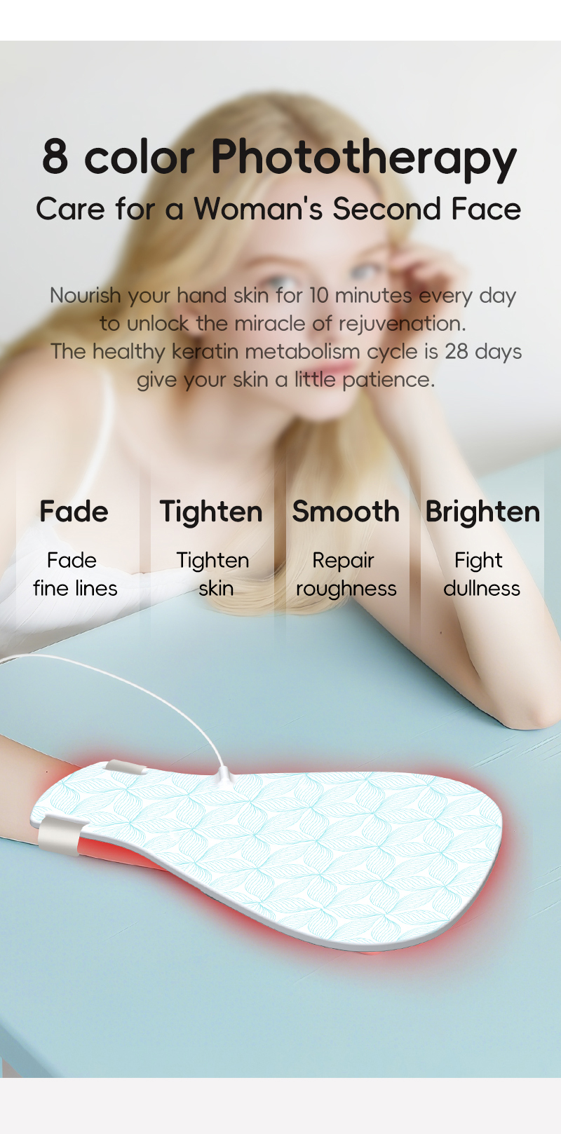 led light therapy hand mask