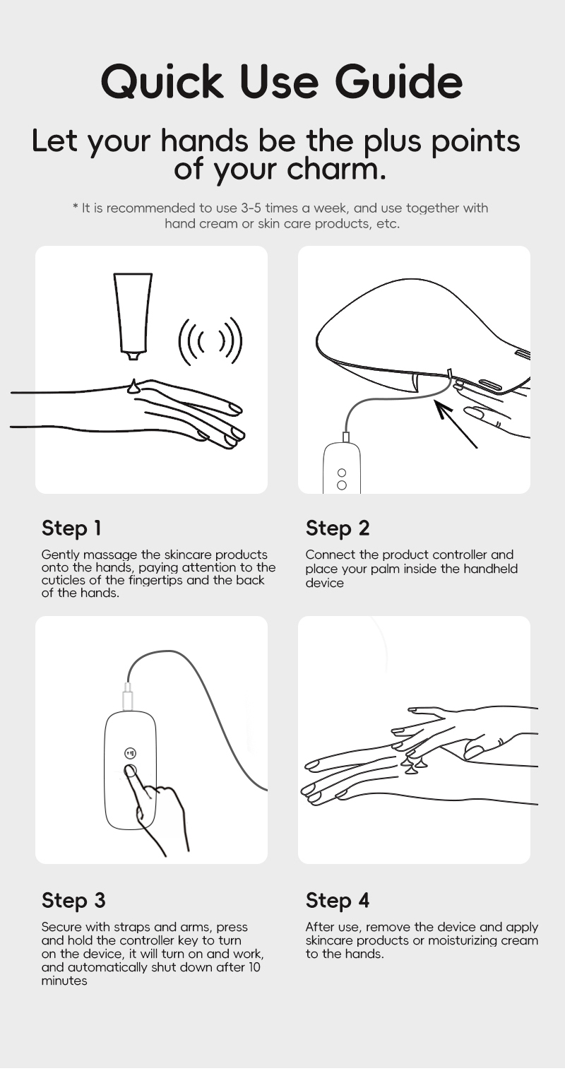 Wochuan led mask hands