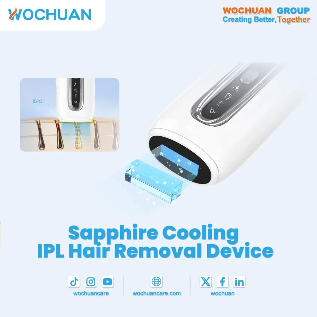 Wochuan Sapphire cooling technology IPL hair removal devices